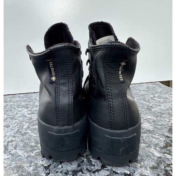 Converse Gore-Tex Chuck Taylor All Star 566155C Women’s SZ 8 Black Leather High - Picture 6 of 12